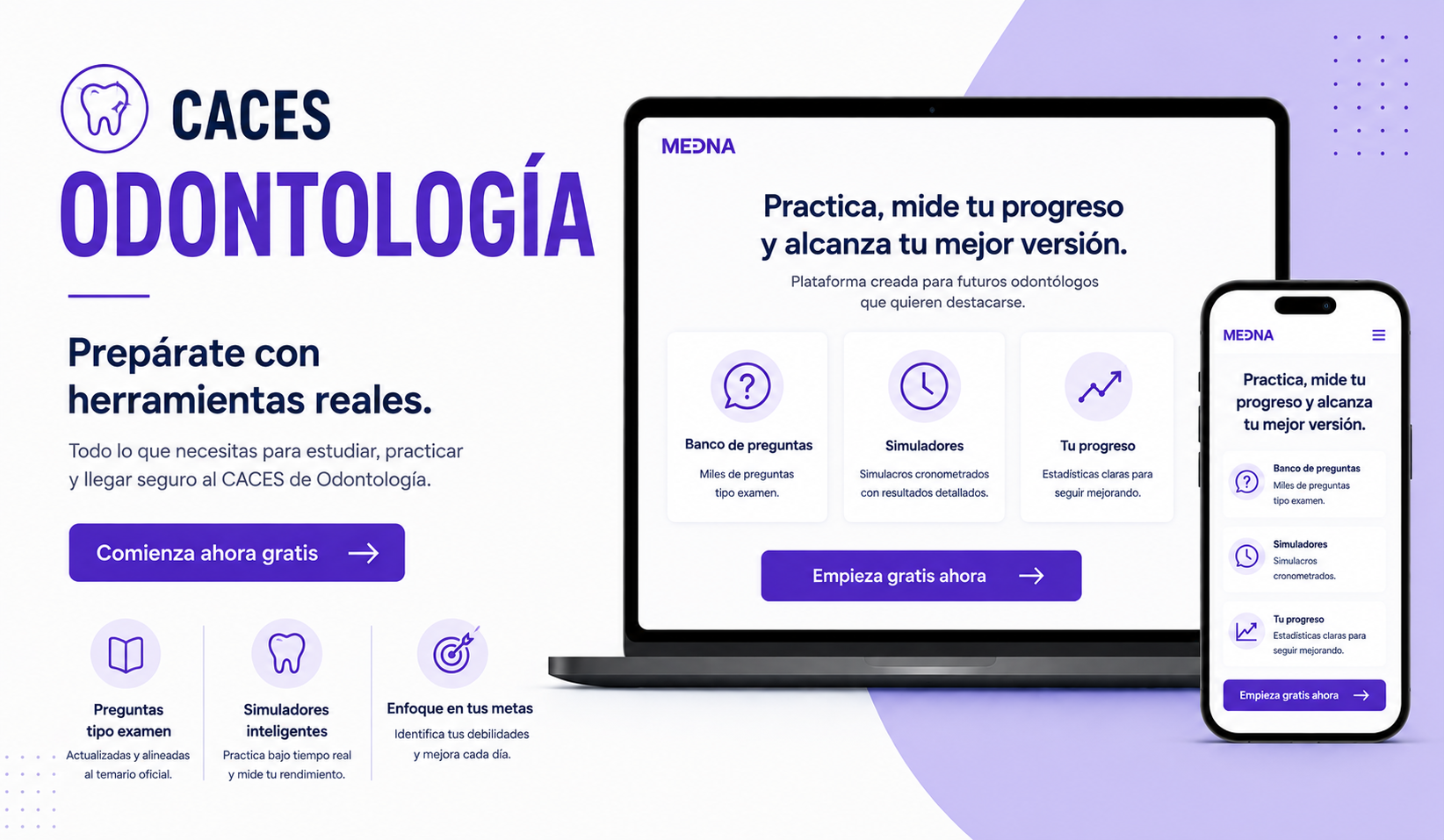 SIMULADOR CACES 2026 ODONTOLOGÍA | GRATIS